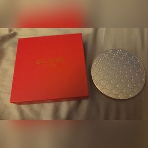 Gucci Red Box with Silver Compact